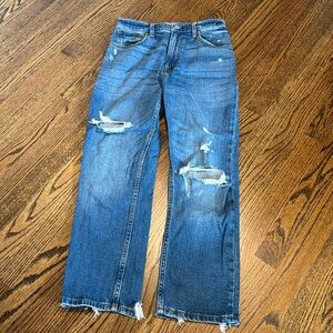 Abercrombie ankle straight ultra high rise, size 26/2.